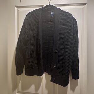 GAP Black Knit Cardigan